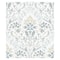 RoomMates White & Blue Persian Damask Peel & Stick Wallpaper